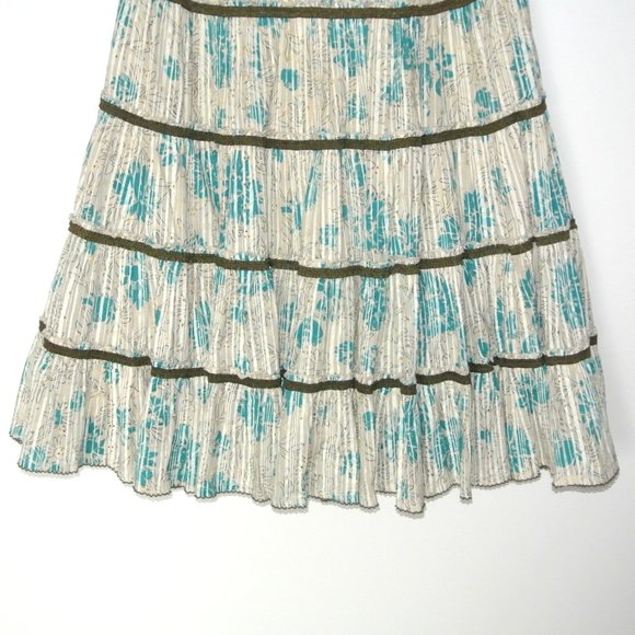 ANTHROPOLOGIE FEI Festival Midi Skirt‎ Size 2 - Picture 2 of 5